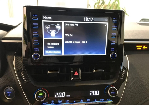 Toyota Corolla cena 82500 przebieg: 65637, rok produkcji 2019 z Wolsztyn małe 154